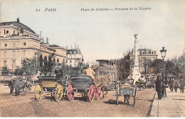 Delcampe - PARIS - Place Du Châtelet - Fontaine De La Victoire - Très Bon état - Plätze