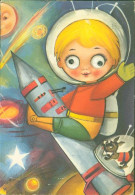 Delcampe - 13813205 - Wackelaugen Aus Plastik Laneten Astronaut Hund - Espacio