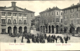 Delcampe - CPA Casale Monferrato Piemonte, Piazza Carlo Alberto - Sonstige & Ohne Zuordnung