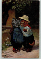 Delcampe - 13950104 - Nach M.Wunsch Katzen Vermenschlicht TSN Serie 975 Nr.1 - Thiele, Arthur