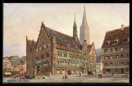 Delcampe - AK Ulm A.D., Blick Auf Das Rathaus - Ulm