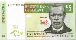 Delcampe - #1048 - Malawi - 5 Kwacha 1997 - Malawi