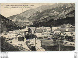 Delcampe - 1 Cpa Chèzery - Gare Du Tramway Et Vue Générale - Ohne Zuordnung