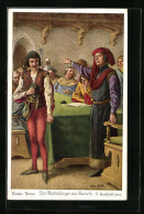 Delcampe - Künstler-AK Oskar Herrfurth: Die Bürger Verweigern Den Versprochenen Lohn, Der Rattenfänger Von Hameln - Märchen, Sagen & Legenden