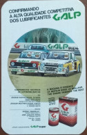 Delcampe - PORTUGAL -Pocket Calendar- Theme: VEHICLES And RELATED EQUIPMENT;  "GALP"  - 1985/1986; Condition: See Photos. - Petit Format : 1981-90