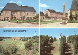 Delcampe - Johanngeorgenstadt Kulturhaus Karl Marx Postsaeule Ferienheime Schwefelwerk Erzg - Johanngeorgenstadt