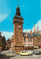 Delcampe - Carte Postale - Automobiles -  Moulins - Vieilles Rues Et Flèche De La Cathédrale - Vieilles Rues Et Flèche De La Cathéd - PKW
