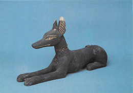 Delcampe - Carte Postale - Art - Antiquité - Egypte - Anubis Sous Sa Forme De Chien (Basse Epoque) - Bois - Egypte Ancienne - Musée - Antiek