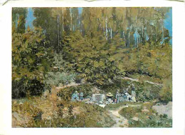 Delcampe - Carte Postale - Art - Peinture - Alfred Sisley - Les Lavandières - CPM - Voir Scans Recto-Verso - Poscard - Carta Postal - Schilderijen