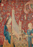 Delcampe - Carte Postale - Art - Tapisserie - La Dame à La Licorne - L'Ouie - CPM - Voir Scans Recto-Verso - Poscard - Carta Postal - Andere & Zonder Classificatie