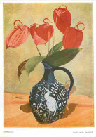 Delcampe - Carte Postale - Art - Peinture - Anthurium - D'après Un Original Peint Avec Le Pied De Bruno Schmitz-Hochburg - CPM - Vo - Schilderijen