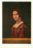 Delcampe - Carte Postale - Art - Peinture - Léonard De Vinci - Portrait Présumé De Lucrezia Crivelli - CPM - Voir Scans Recto-Verso - Schilderijen