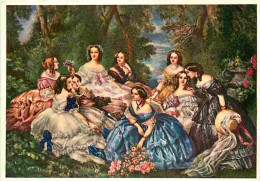 Delcampe - Carte Postale - Art - Peinture - F X Winterhalter - Impératrice Eugénie Entourée De Ses Dames D'Honneur - CPM - Voir Sca - Schilderijen