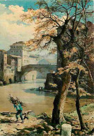 Delcampe - Carte Postale - Art - Peinture - Roma Sparita - E Roesler Franz - Sponda Del Tevere Alla Regola - CPM - Voir Scans Recto - Schilderijen
