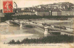 Delcampe - Carte Postale Ancienne - 69 - Lyon - Pont Morand - Quai St-Clair Et Coteau De La Croix-Rousse - CPA - Oblitération Ronde - Sonstige & Ohne Zuordnung