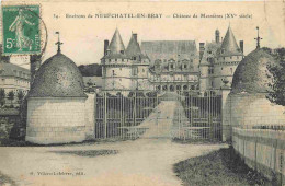 Delcampe - Carte Postale Ancienne - 76 - Mesnières - Château De Mesnières Aux Environs De Neufchatel En Bray - CPA - Oblitération R - Mesnières-en-Bray