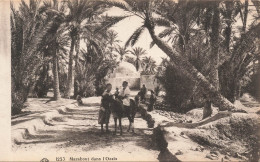 Delcampe - TUNISIE - Marabout Dans L Oasis - Palmiers - Allée - Âne - Enfants - Paysage Désertique - Carte Postale Ancienne - Tunesien