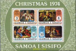 Delcampe - 169744 MNH SAMOA 1974 NAVIDAD - Samoa (Staat)