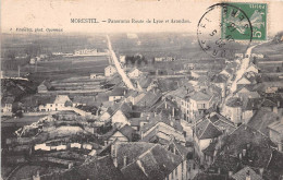 Delcampe - MORESTREL Panorama Route De Lyon Et Arandon 10(scan Recto-verso) MA222 - Morestel