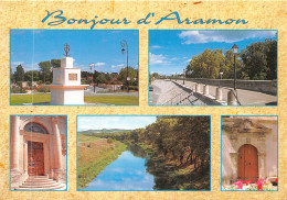 Delcampe - ARAMON Differents Aspects De La Ville Au Detour D Une Promenade 4(scan Recto-verso) MA267 - Aramon
