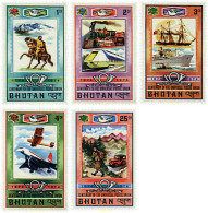 Delcampe - 780425 MNH BHUTAN 1974 CENTENARIO DE LA UNION POSTAL UNIVERSAL - Bhutan