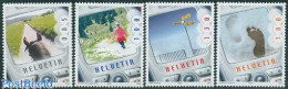 Delcampe - Switzerland 2005 MMS Stamps 4v, Mint NH, Nature - Science - Horses - Telephones - Ungebraucht