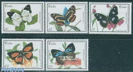 Delcampe - Cuba 2000 Bangkok, Butterflies 5v, Mint NH, Nature - Butterflies - Ungebraucht