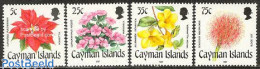Delcampe - Cayman Islands 1987 Flowers 4v, Mint NH, Nature - Flowers & Plants - Kaimaninseln