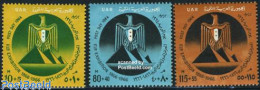 Delcampe - Egypt (Republic) 1964 Postal Day 3v, Mint NH, History - Coat Of Arms - Ongebruikt