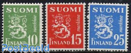 Delcampe - Finland 1952 Definitives 3v, Unused (hinged) - Unused Stamps