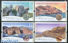 Delcampe - Hong Kong 2002 Rocks 4v, Mint NH, History - Geology - Neufs