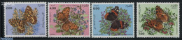 Delcampe - Algeria 1991 Butterflies 4v, Mint NH, Nature - Butterflies - Neufs