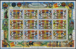 Delcampe - Lesotho 1982 Football Games Spain 12v M/s, Mint NH, Sport - Football - Lesotho (1966-...)