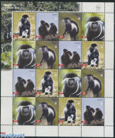 Delcampe - Angola 2004 WWF, Monkeys M/s, Mint NH, Nature - Animals (others & Mixed) - Monkeys - World Wildlife Fund (WWF) - Angola
