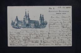 Delcampe - EVENEMENTS -Carte Postale De L'Exposition Universelle De Paris En 1900, N° 1 - Pavillon De L'Asie Russe - L 180093 - Ausstellungen