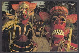 Delcampe - 121181/ AMBALANGODA, Mask Dancers - Sri Lanka (Ceylon)