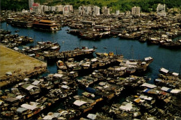 Delcampe - CPA Hong Kong China, Hafen, Hausboote, Stadt - China