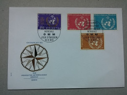 Delcampe - ENVELOPPE FDC 15 - HELVETIA, SWITZERLAND, SUISSE 1973, OMM, ORGANISATION METEOROLOGIQUE MONDIALE - FDC