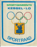 Delcampe - STICKERS JAREN 1970/80,  KESSEL-L, SPORTGEMEENTE, SPORTRAAD - Autocollants