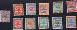 Delcampe - SUDAN 1902 CAMEL RIDER 17-27 MINT MNH CRESCENT MOON WTH FULL SET - Soudan (1954-...)