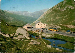 Delcampe - Julier-Hospiz (766) * 25. 7. 1969 - Postautosbus - Bivio