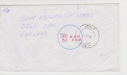 Delcampe - ZIMBABWE - Lettre Non Affranchie Taxée Pour L'Angleterre - Zimbabwe (1980-...)