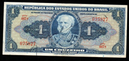 Delcampe - BILLET BRASIL BRESIL 1 UM CRUZEIRO 075827 S2RIE 447 A LAURA  249 16 - Brésil