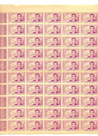 Delcampe - Lot D699 Feuille 50TP Cote D'Ivoire N°142, Luxe ** (gomme Coloniale) - Ongebruikt