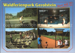 Delcampe - Gerolstein Rheinland-Pfalz Waldferienpark Tennis Hallenbad Boule - Gerolstein