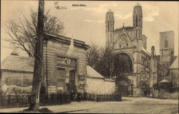 Delcampe - CPA Laon Aisne, Hôtel-Dieu, Gebäude, Bäume, Zaun - Sonstige & Ohne Zuordnung