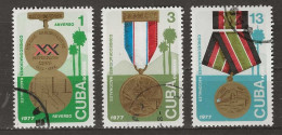 Delcampe - Cuba - Scott 2150-2151 + C255 - Usati