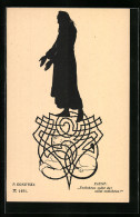 Delcampe - Künstler-AK Paul Konewka: Faust: Entbehren Sollst Du!, Schattenbild - Märchen, Sagen & Legenden