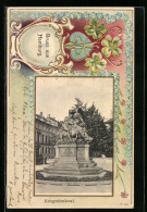 Delcampe - AK Hamburg-Neustadt, Krieger-Denkmal Mit Kleedekor, Esplanade - Mitte