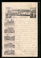 Delcampe - AK Mainz, Blick Auf Dom Und Bahnhof - Mainz